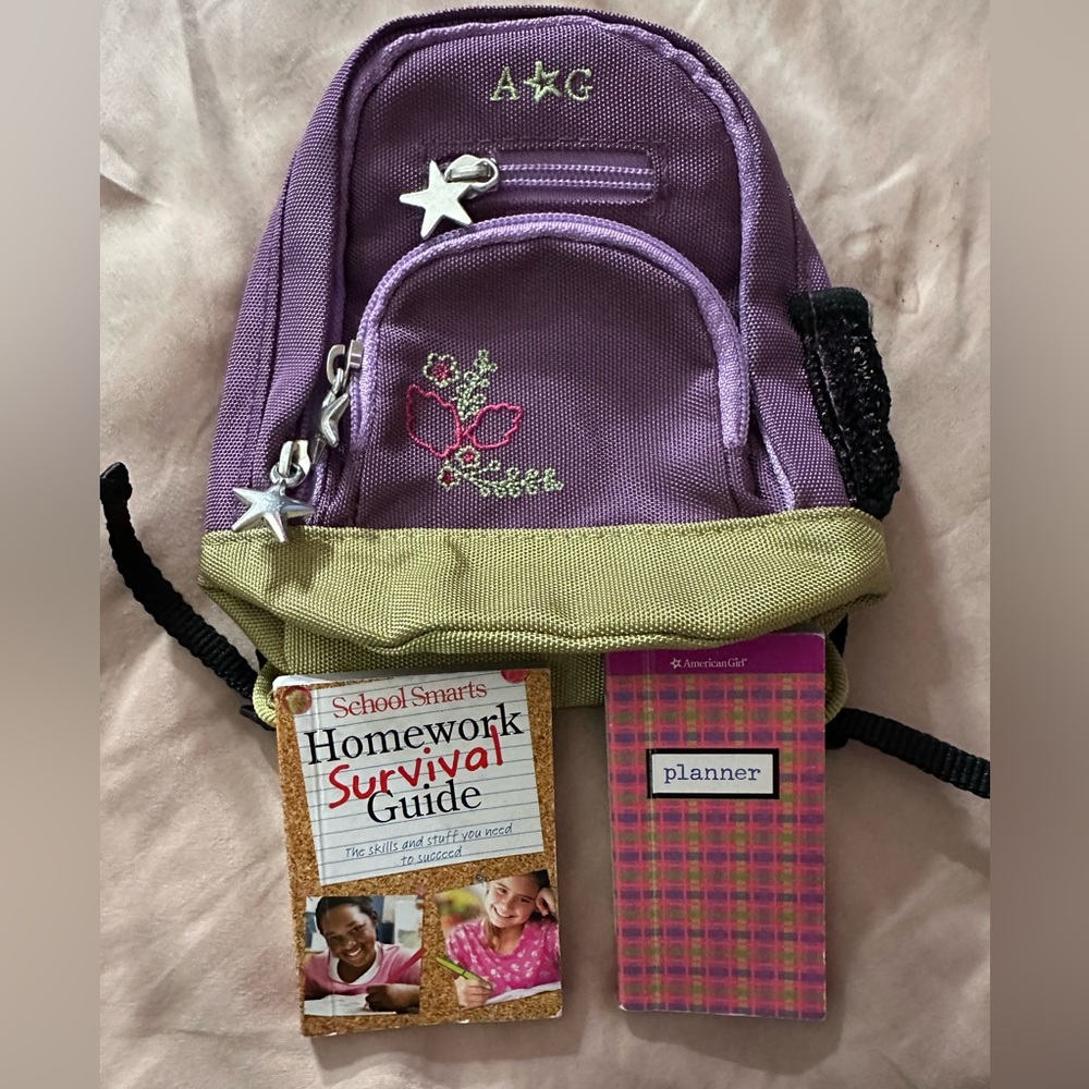 American Girl Doll Backpack Planner & School Smarts
Homework survival Guide